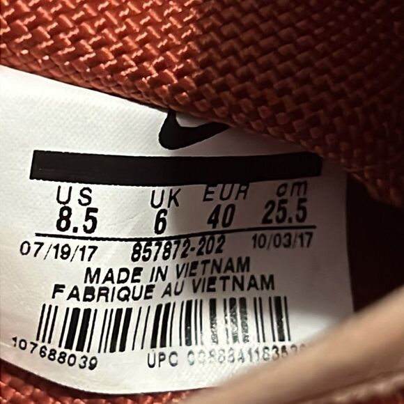🔥🔥 NIKE AIR FORCE 1 SF  Women Size 8.5 - DUSTY PEACH 857872-202 - EUC - *Read* - Picture 15 of 16